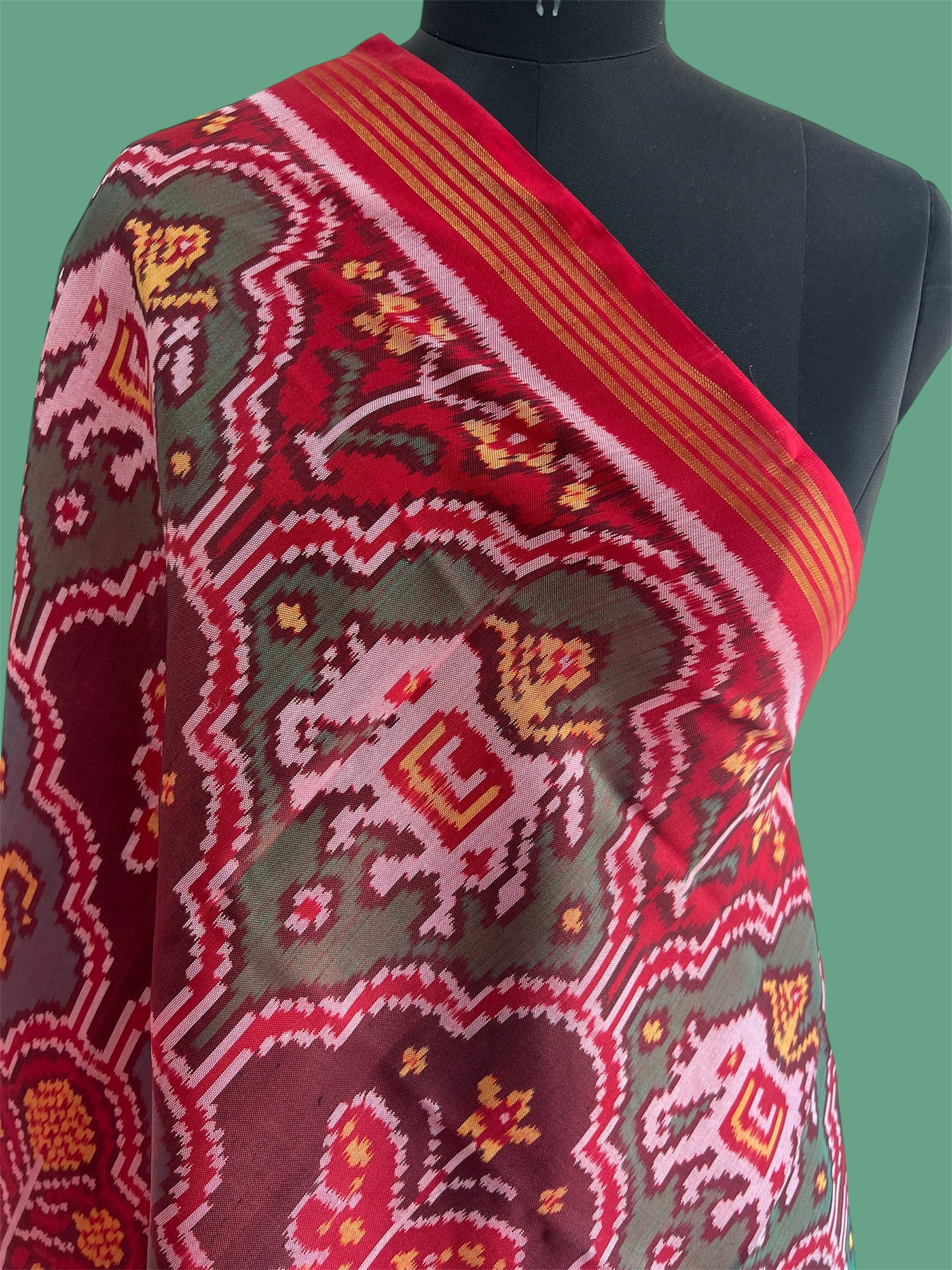 Rajkot Hand Weave Ikat Patola Dupatta
