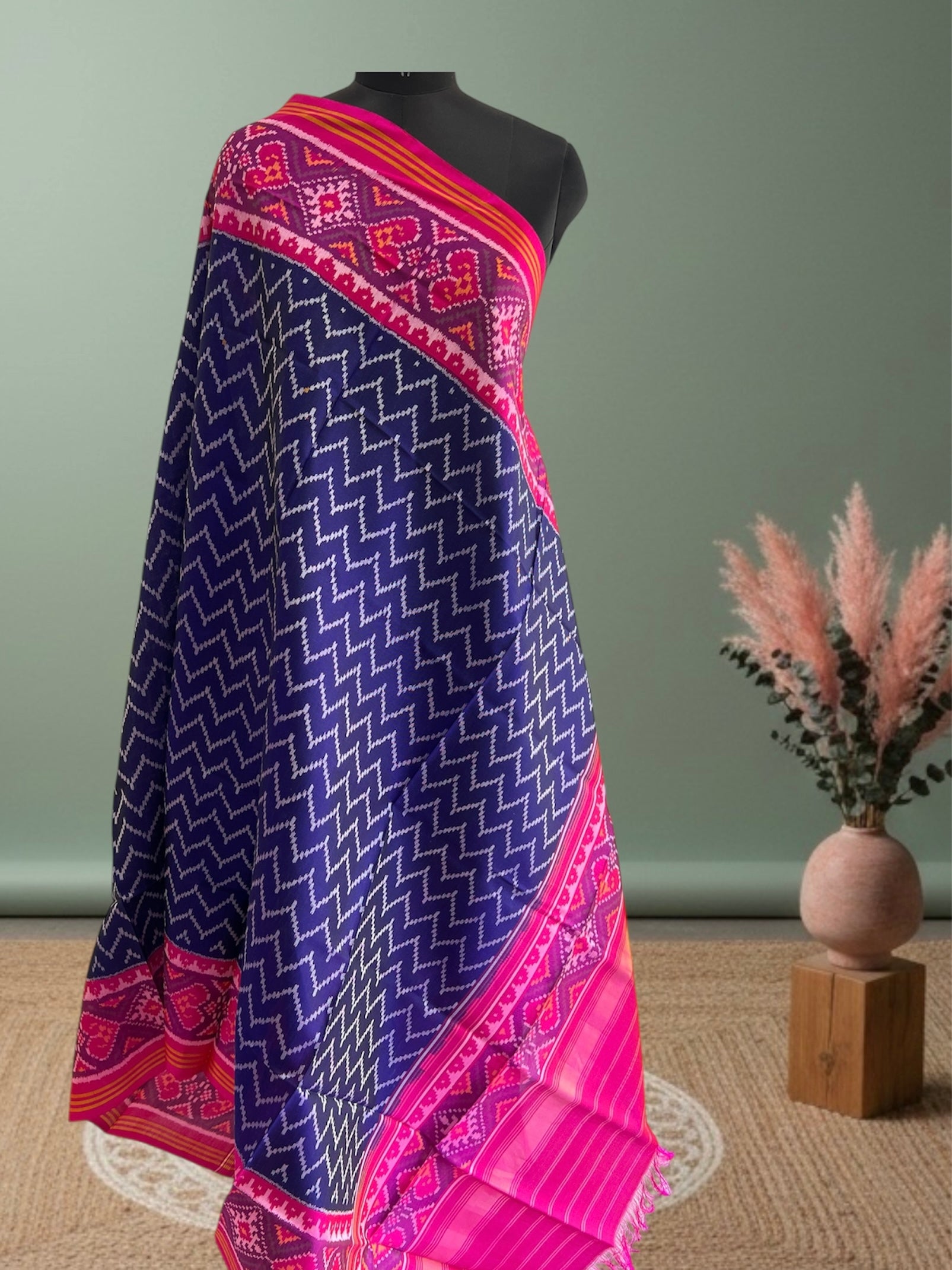 Rajkot Hand Weave Ikat Patola Dupatta
