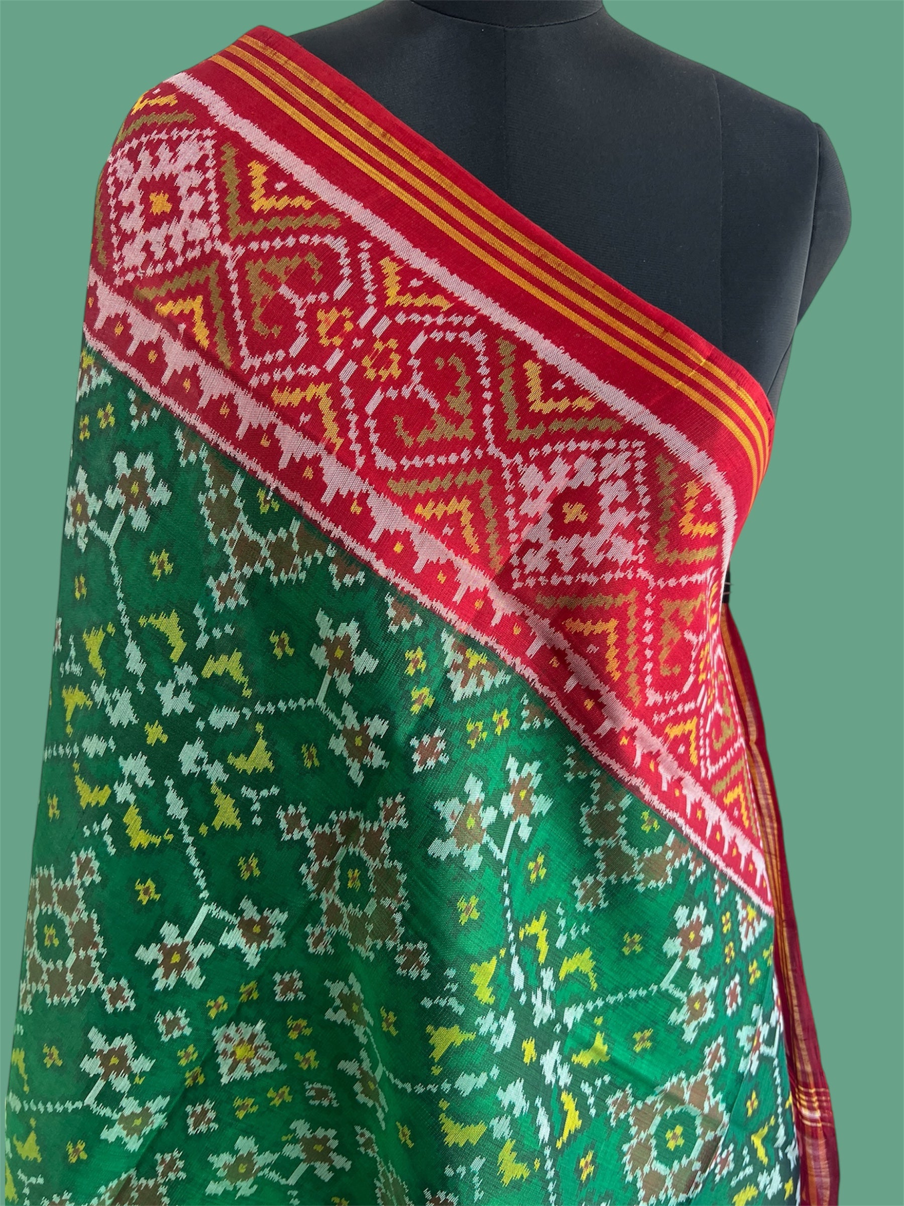 Rajkot Hand Weave Ikat Patola Dupatta