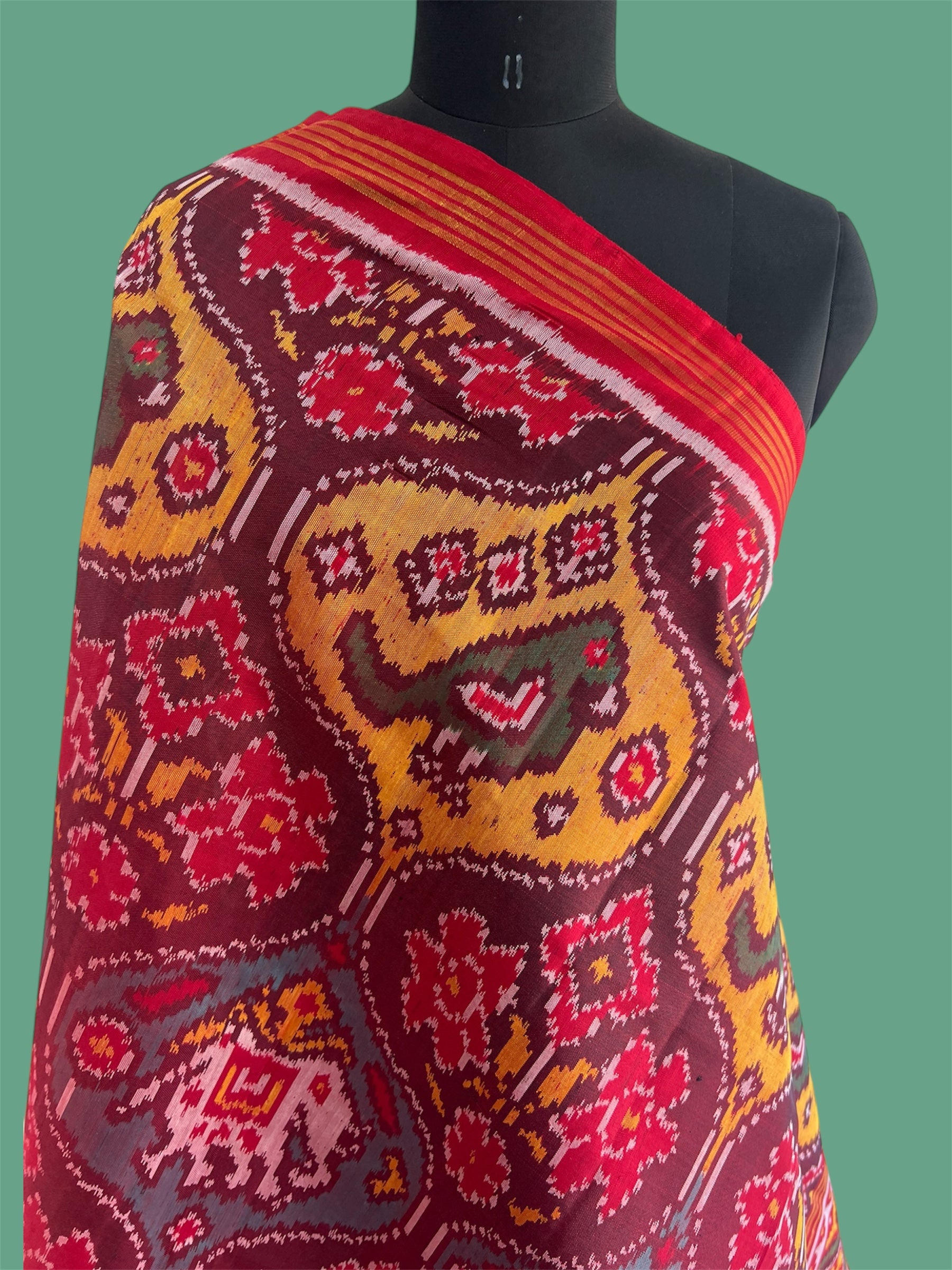 Rajkot Hand Weave Ikat Patola Dupatta
