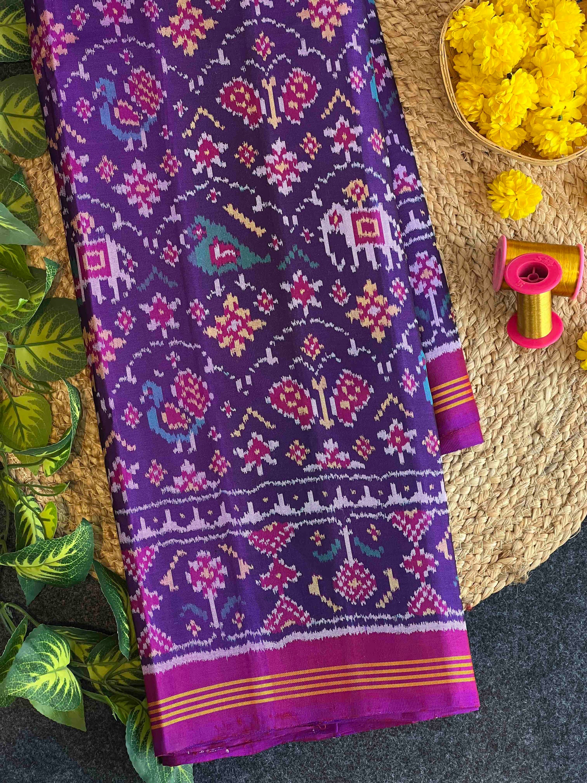 Handwoven Patola Silk Saree