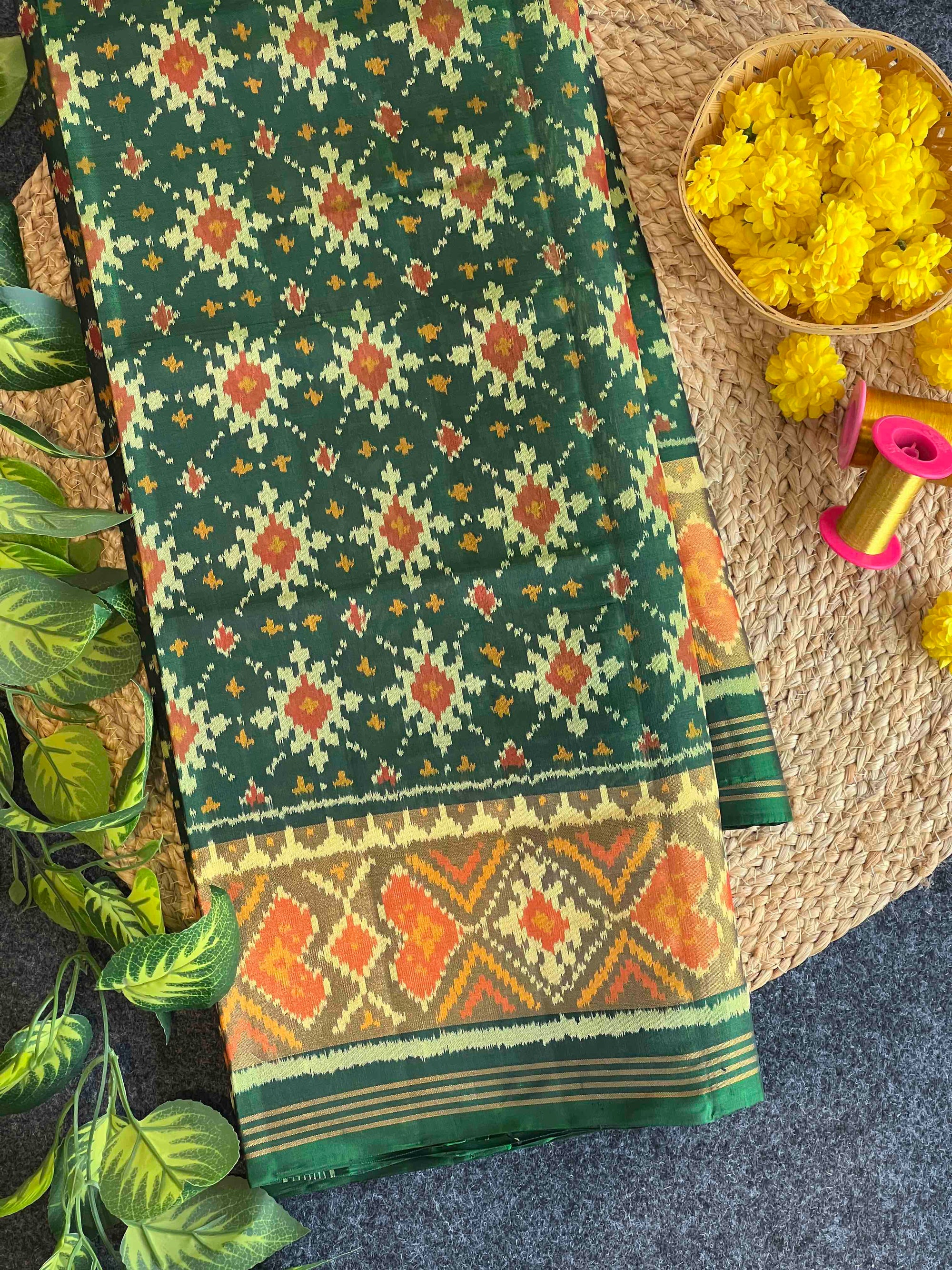 Handwoven Patola Silk Saree