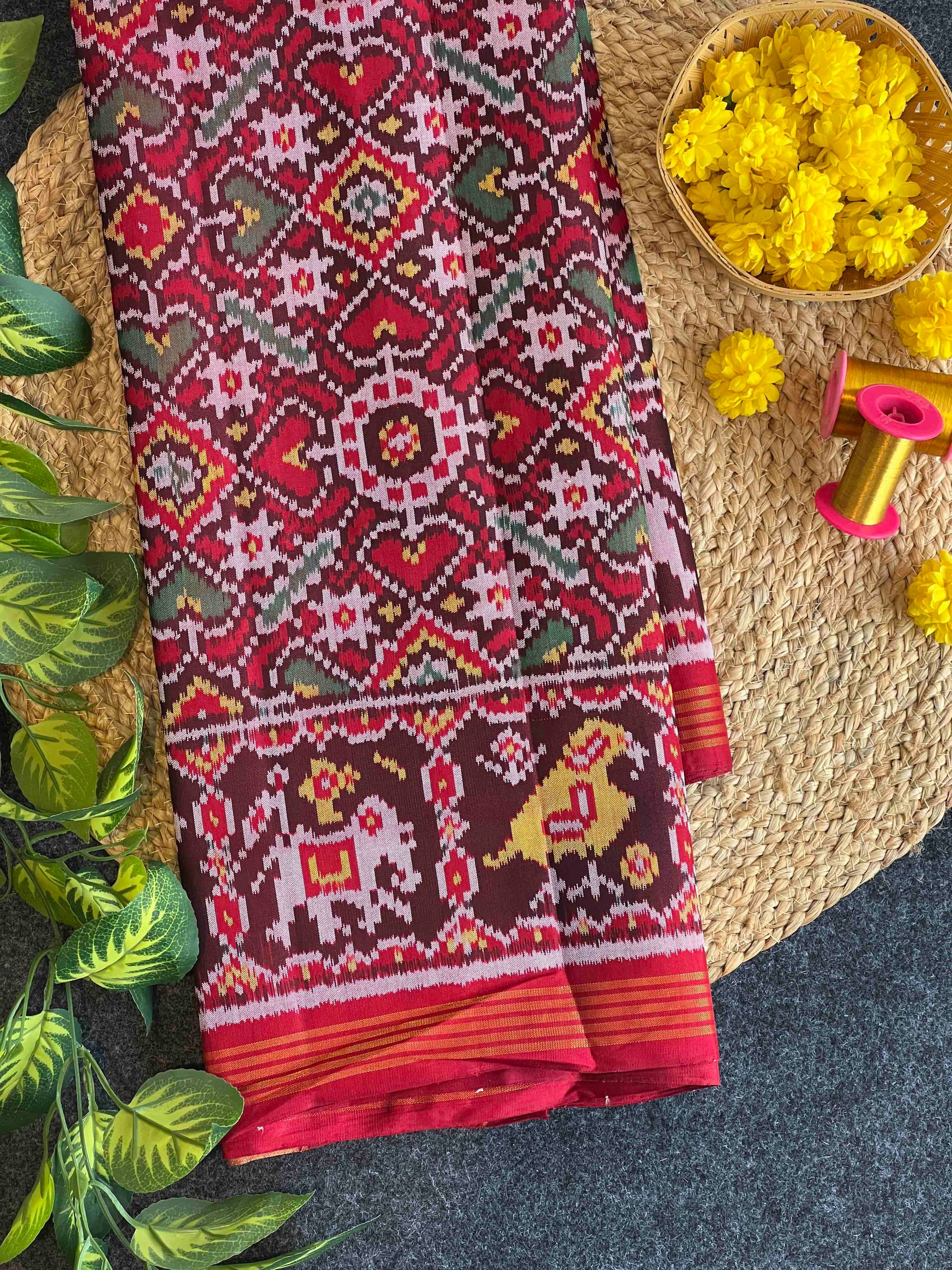 Handwoven Patola Silk Saree